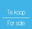 Te Koop/For Sale